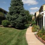 Mature trees and landscaping